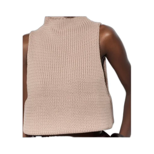 Chunky Knit Sleeveless Sweater