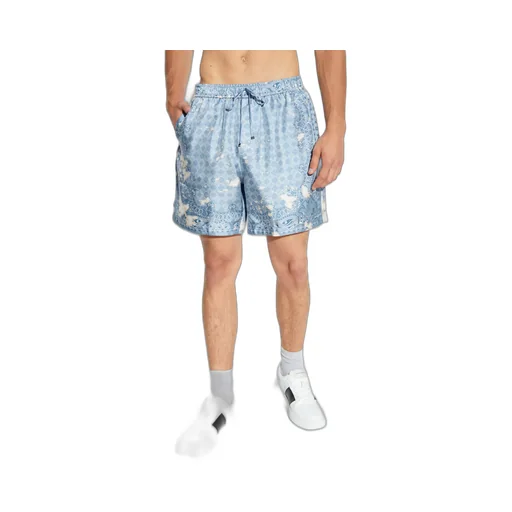 Paisley-Print Drawstring Shorts