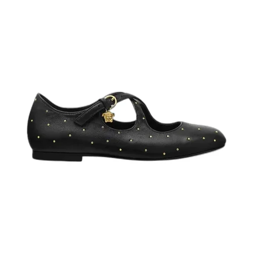 Medusa Studded Ballerinas