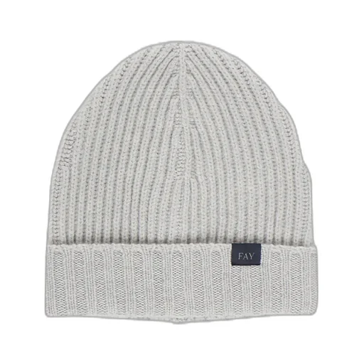 Fay English Rib Beanie Hat