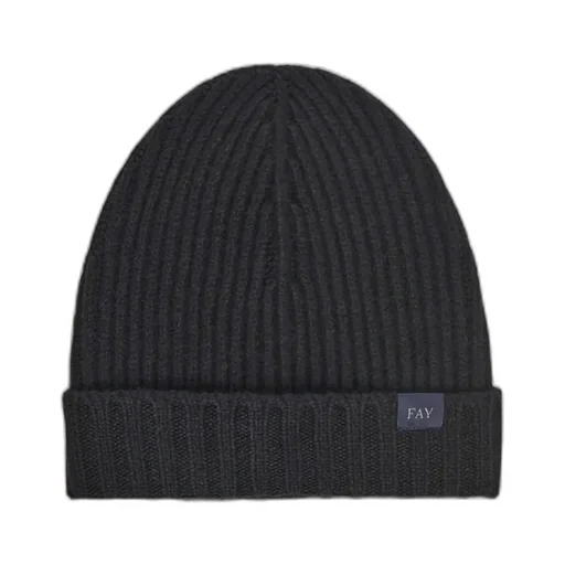 Fay English Rib Beanie Hat