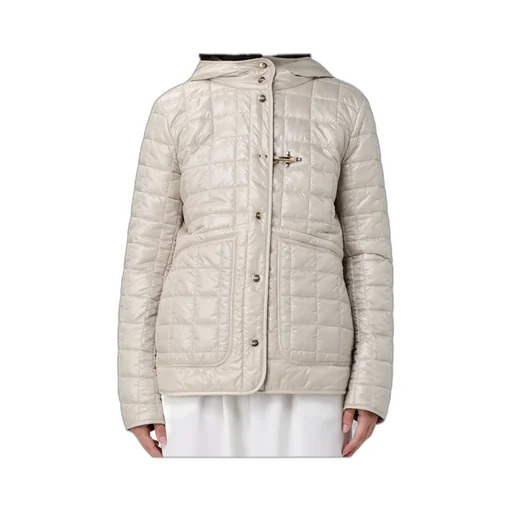 Fay Quilted Hooded Coat
