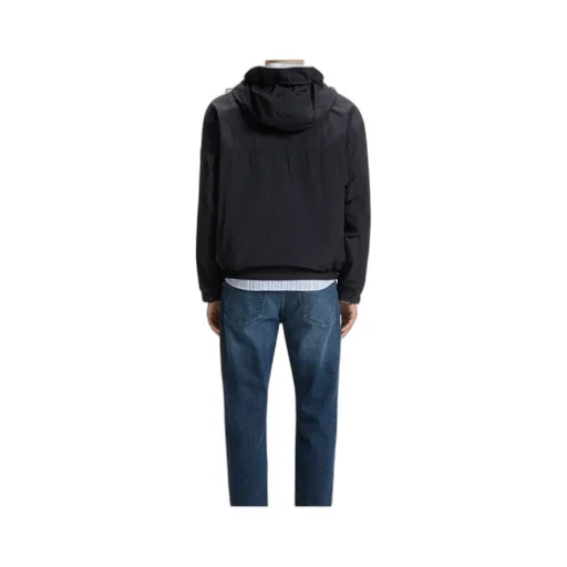Logo-Patch Hooded Jacket