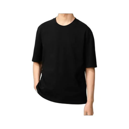 Black Cotton Ami De Coeur T-Shirt