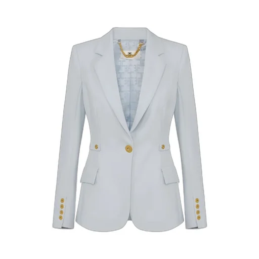 Single-Breasted Cinched Blazer