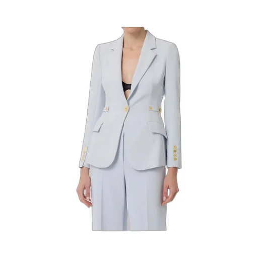 Single-Breasted Cinched Blazer
