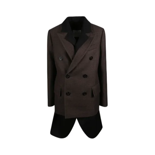 Double-Breasted Wool Coat