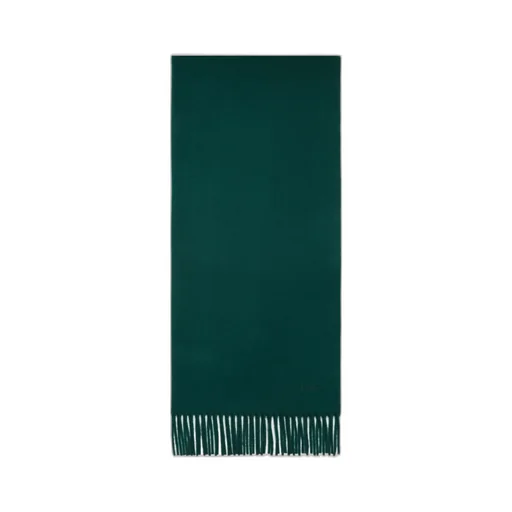 Cashmere Stole With Embroidery And Fringing