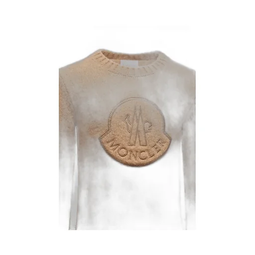 Moncler Enfant Logo Patch Crewneck Jumper