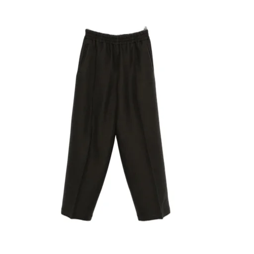 Ami Paris Logo Detailed Wide-Leg Trousers