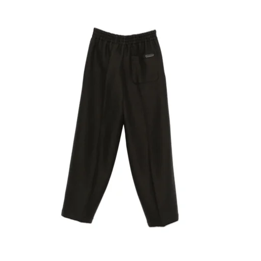 Ami Paris Logo Detailed Wide-Leg Trousers
