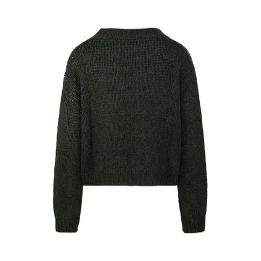 Textured Round-Neck Sweater