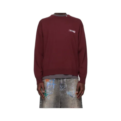 Logo Knit Pullover Sweater