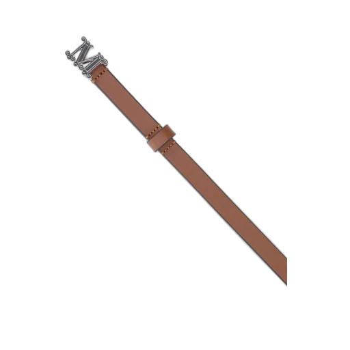Max Mara Logo Plaque Buckled Belt
