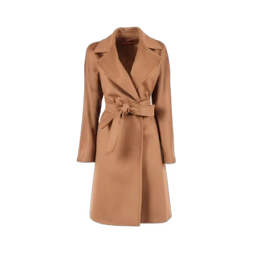Belted Wool Single-Breasted Coat
