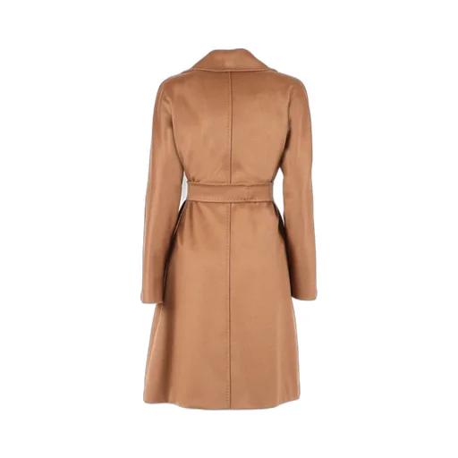 Belted Wool Single-Breasted Coat