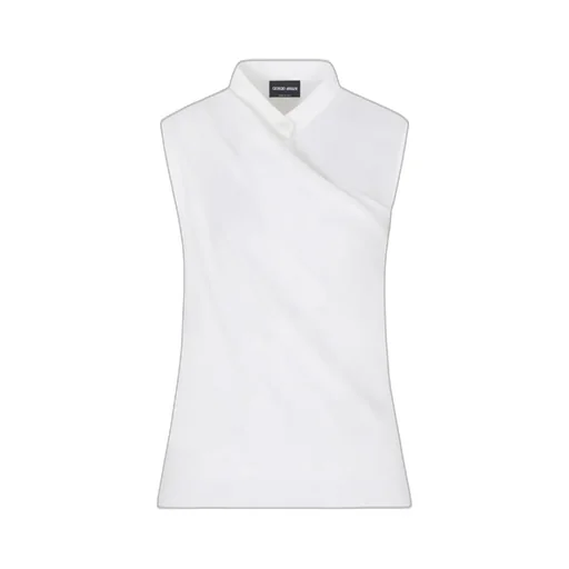 Draped Sleeveless Top