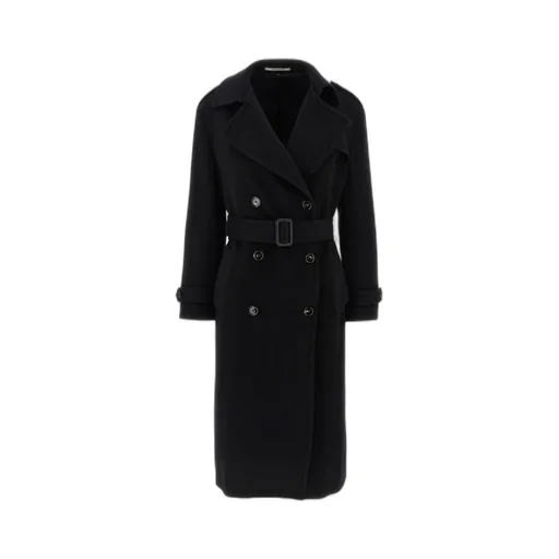 Double-Breasted Belted Coat