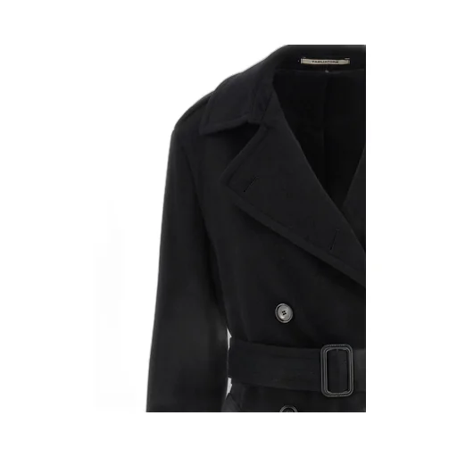 Double-Breasted Belted Coat