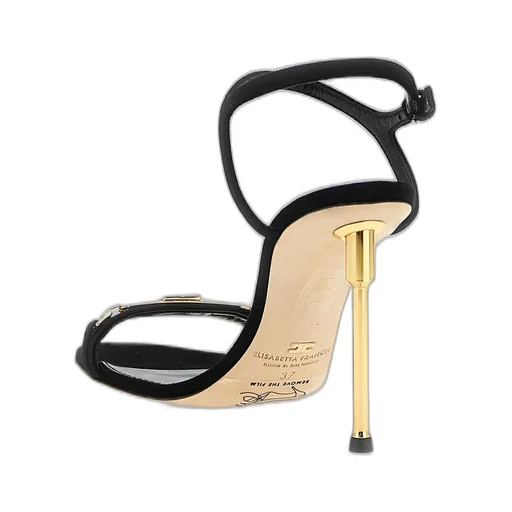 Elisabetta Franchi Sculpted Heel Sandals