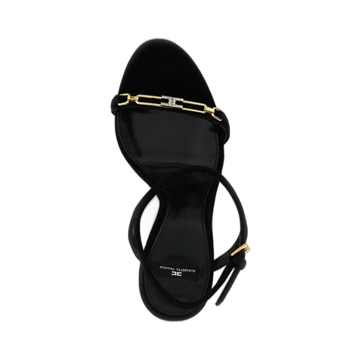 Elisabetta Franchi Sculpted Heel Sandals