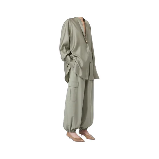 Max Mara Button Detailed Long-Sleeved Shirt