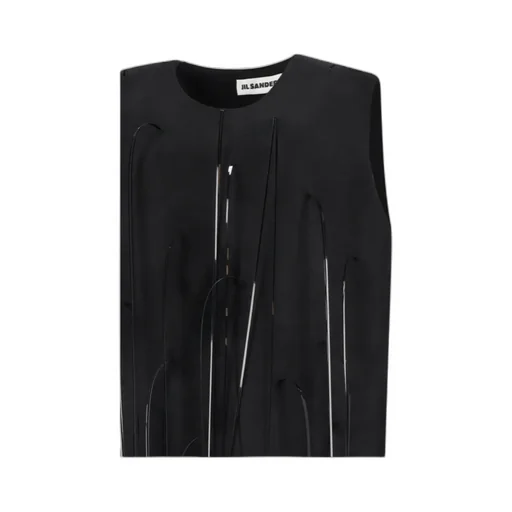Jil Sander Sleeveless Round-Neck Mini Dress