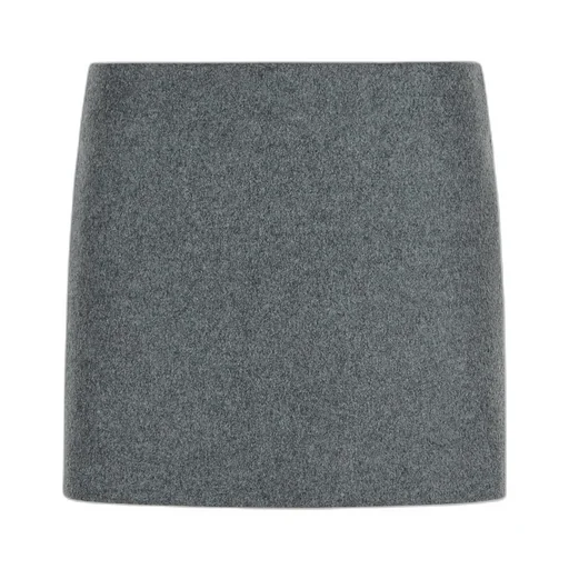 Darted Wool Skirt