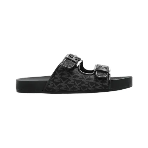 Michael Michael Kors Byers Signature Logo Slide Sandals