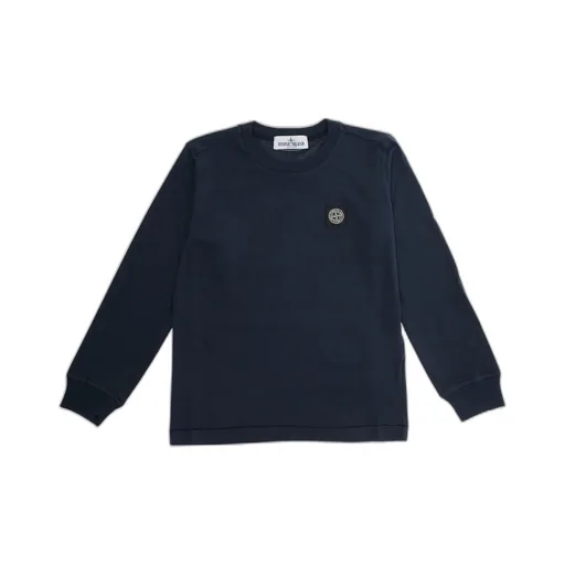 Stone Island Junior Compass-Patch Crewneck T-Shirt