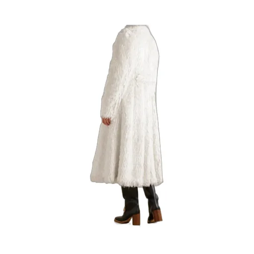 Long-Sleeved Collared Coat