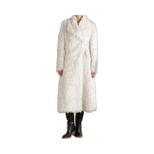 Long-Sleeved Collared Coat