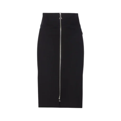 Patrizia Pepe Zip-Front Pencil Skirt