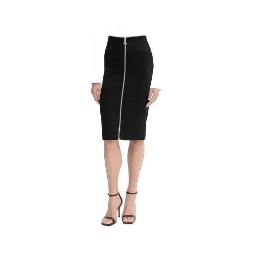 Patrizia Pepe Zip-Front Pencil Skirt