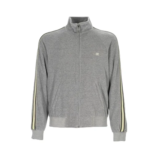 Tracksuit Jacket In Velvet Cotton