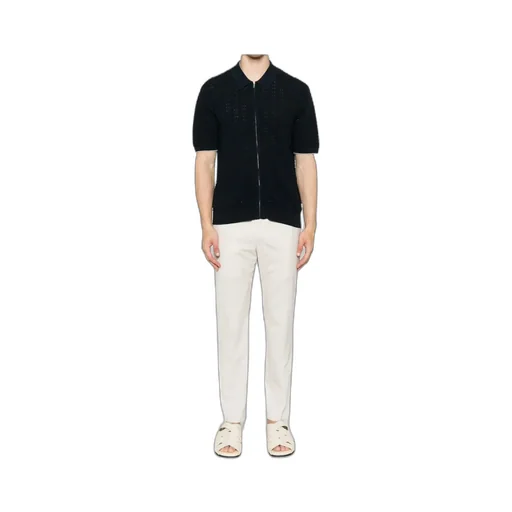 Pleated Zipper Casual Pants