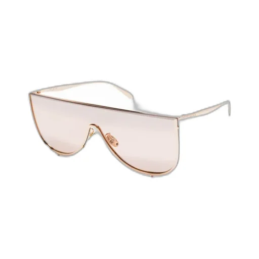 AlaÏA Shield-Frame Curved Tip Sunglasses