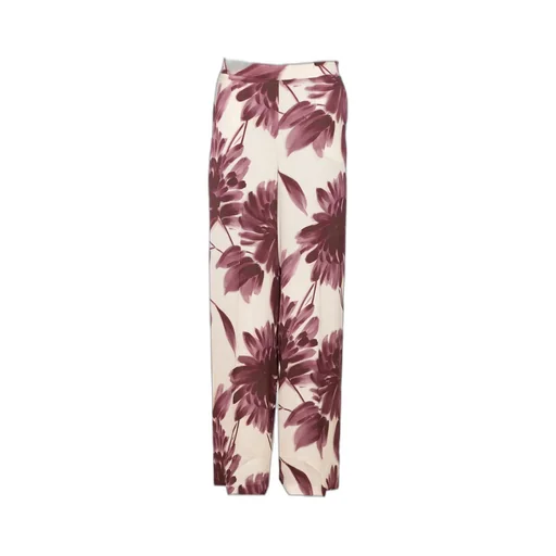 Twinset Floral Printed Wide Trousers