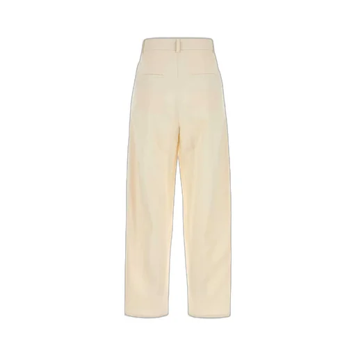 Max Mara Pleated Button-Detailed Trousers