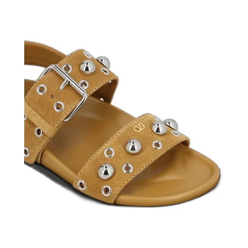 NellcÔTe Studded Buckle Sandals