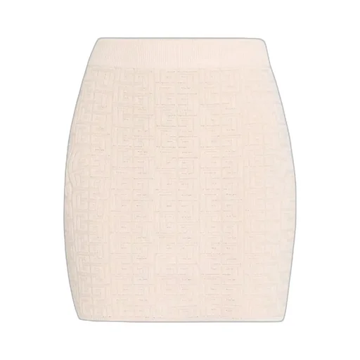 Monogram Knitted Mini Skirt