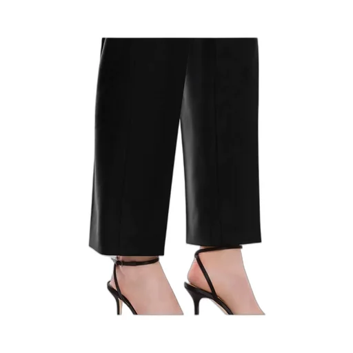 Pleated Straight-Leg Casual Pants