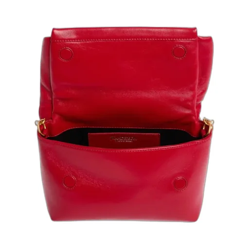 Twisted-Handle Leather Tote Bag