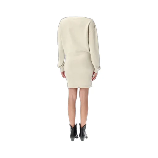 Pipper Fleece Twist-Front Mini Dress