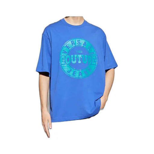 Versace Jeans Couture Logo Printed Crewneck T-Shirt
