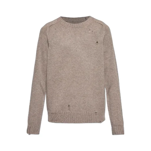 Distressed-Finish Sweater