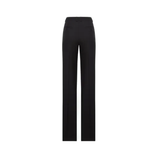 Saint Laurent Pleat Detailed Straight Leg Pants