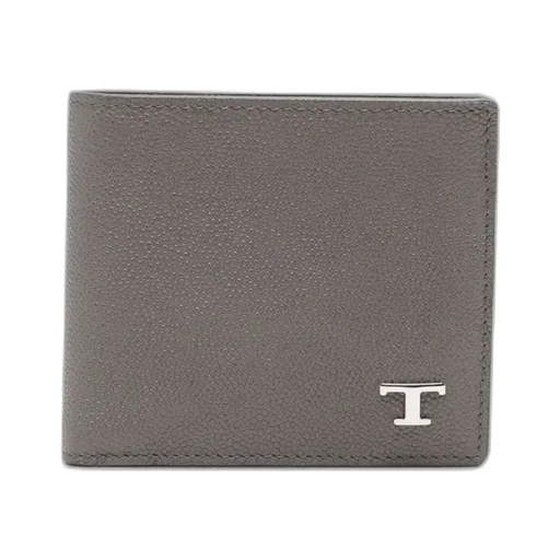 Logo-Plaque Leather Wallet