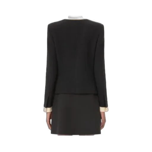 Valentino Bow Detailed Crewneck Jacket