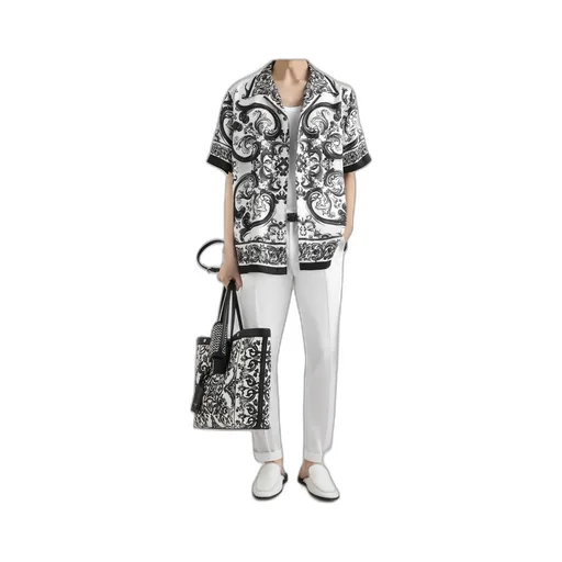 Straight-Leg Trousers